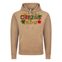 Vintage Coffee christmas vibes Vintage Hoodie - BundleAndBundleShop