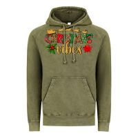 Vintage Olive christmas vibes Vintage Hoodie - BundleAndBundleShop