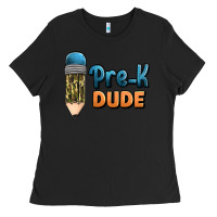Black pre k dude Ladies Tee - Jasminsmagicworld