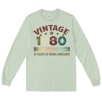 Matcha Vintage 1980 Limited Edition 41 Years Of Being Awesome Long Sleeve Tee - Bettercallsaul