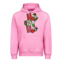Fuchsia Pink ho ho ho pharmacy Urban Hoodie - CowhideDigitalArt