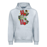 Heather Grey ho ho ho pharmacy Urban Hoodie - CowhideDigitalArt