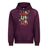 Mauve Wine ho ho ho pharmacy Urban Hoodie - CowhideDigitalArt