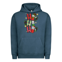 Pigment Midnight Navy ho ho ho pharmacy Urban Hoodie - CowhideDigitalArt