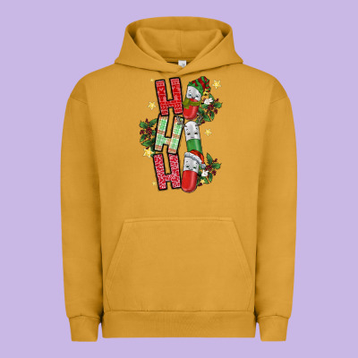 Ho Ho Ho Pharmacy Urban Hoodie Designed By Cowhidedigitalart