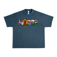 Midnight Navy mexican flag our lady of guadalupe madre Urban Heavy Tee - JahusDesignShop