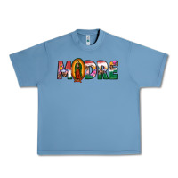 Pebble Blue mexican flag our lady of guadalupe madre Urban Heavy Tee - JahusDesignShop