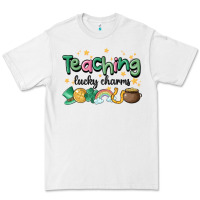 White teaching lucky charm Premium Tee - MaliasSmallBusiness