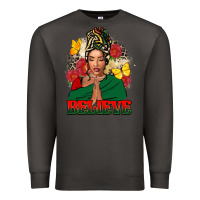 Smoke believe black woman Premium Sweatshirt - FaDigitalArtStudio