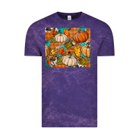 Cloud Purple fall pumpkin tumbler Vintage Tee - BundleAndBundleShop
