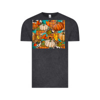 Vintage Black fall pumpkin tumbler Vintage Tee - BundleAndBundleShop