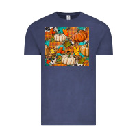 Fall Pumpkin Tumbler Vintage Tee | Teevron