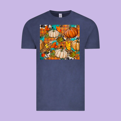 Fall Pumpkin Tumbler Vintage Tee Designed By Bundleandbundleshop