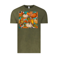 Vintage Olive fall pumpkin tumbler Vintage Tee - BundleAndBundleShop