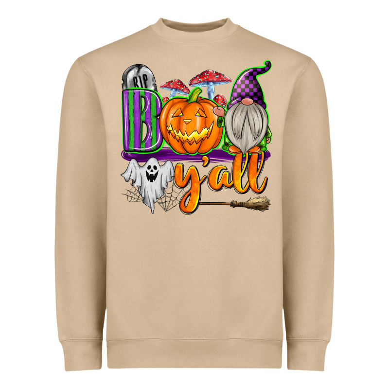 Boo Y'all Heavyweight Sweatshirt by texasbilliewilder | Teevron