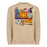 Mushroom Boo Y'all Heavyweight Sweatshirt - texasbilliewilder