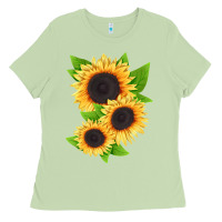 Matcha treetops sunflower Ladies Tee - LillyAllenDesigns