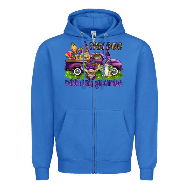 Parading With My Gnomies Zipper Hoodie by HowdyJamesFarm | Teevron