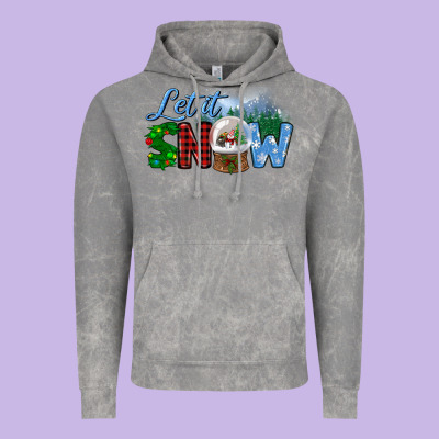 Let It Snow Vintage Hoodie Designed By Bundleandbundleshop