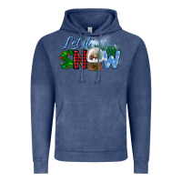 Vintage Denim let it snow Vintage Hoodie - BundleAndBundleShop