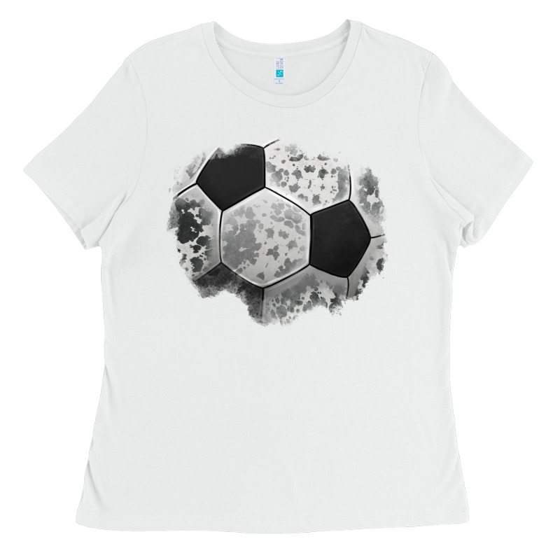 Cowhide Soccer Patch Ladies Tee by Jasminsmagicworld | Teevron