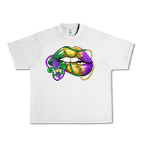Lunar Rock mardi gras lips Urban Heavy Tee - LillyAllenDesigns