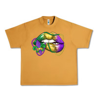 Peanut Butter mardi gras lips Urban Heavy Tee - LillyAllenDesigns