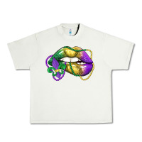 Pistachio mardi gras lips Urban Heavy Tee - LillyAllenDesigns