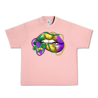 Salmon mardi gras lips Urban Heavy Tee - LillyAllenDesigns