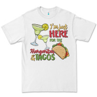 White i'm here for the margaritas and tacos Premium Tee - MaliasSmallBusiness