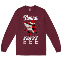 Burgundy Nonna Shark Doo Doo Long Sleeve Tee - Bettercallsaul