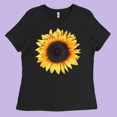 Treetops Sunflower Ladies Tee Designed By Lillyallendesigns