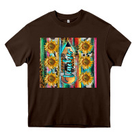 Chocolate Brown western teacher Heavy Core Tee - LillyAllenDesigns