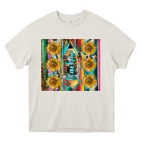Cream western teacher Heavy Core Tee - LillyAllenDesigns