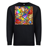 Black lgbtq pride coffee cups with leopard seamless pattern bbs Premium Sweatshirt - BundleAndBundleShop