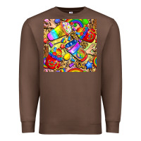 Chestnut lgbtq pride coffee cups with leopard seamless pattern bbs Premium Sweatshirt - BundleAndBundleShop
