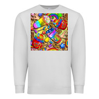 Dove Grey lgbtq pride coffee cups with leopard seamless pattern bbs Premium Sweatshirt - BundleAndBundleShop