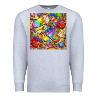 Heather Grey lgbtq pride coffee cups with leopard seamless pattern bbs Premium Sweatshirt - BundleAndBundleShop