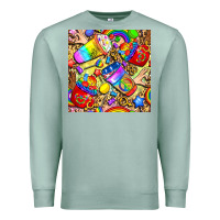Seafoam lgbtq pride coffee cups with leopard seamless pattern bbs Premium Sweatshirt - BundleAndBundleShop