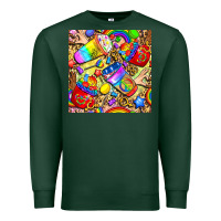 Sports Green lgbtq pride coffee cups with leopard seamless pattern bbs Premium Sweatshirt - BundleAndBundleShop