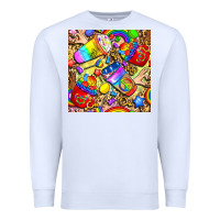 White lgbtq pride coffee cups with leopard seamless pattern bbs Premium Sweatshirt - BundleAndBundleShop