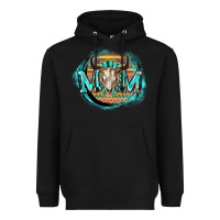 Black Aztec mom Mother's Day Heavyweight Hoodie - FaDigitalArtStudio