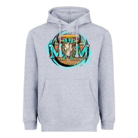 Heather Grey Aztec mom Mother's Day Heavyweight Hoodie - FaDigitalArtStudio