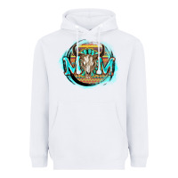 White Aztec mom Mother's Day Heavyweight Hoodie - FaDigitalArtStudio