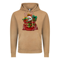Vintage Camel christmas santa claus bag Vintage Hoodie - BundleAndBundleShop