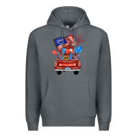 Rock farm truck,america flag Premium Hoodie - JahusDesignShop