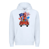 White farm truck,america flag Premium Hoodie - JahusDesignShop