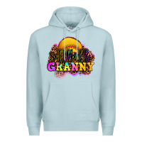 Blue Mist softball granny Premium Hoodie - OliviaCreatesArt