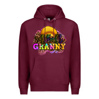 Burgundy softball granny Premium Hoodie - OliviaCreatesArt