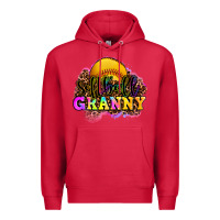 Cardinal softball granny Premium Hoodie - OliviaCreatesArt